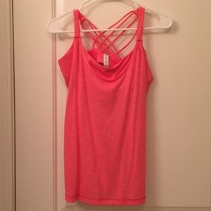 LuLuLemon workout top. Worn once. Size 8 top.